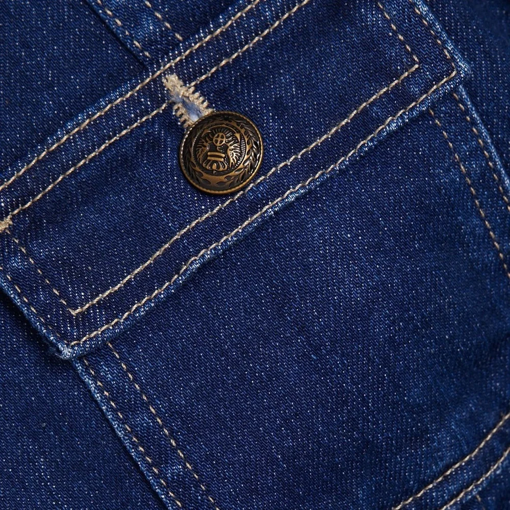 NWOT L’AGENCE Yari Collarless Jean Jacket in color Bishop MSRP $498 (XXS) - Picture 10 of 14